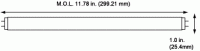 F13T8CW 13W T8 Fluorescent Tube