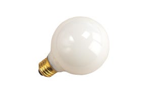 25W G25 Globe Light Bulb – Soft White, Dimmable, E26 Base