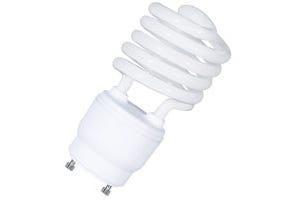 CFL Spiral T2 Bulb, 23W, 2700K Soft White, GU24 Base, Non-Dimmable