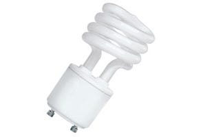 CFL Spiral T2 Bulb, 13W, 4100K Cool White, GU24 Base, Non-Dimmable