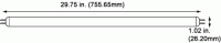 F18T8CW 30-Inch Tube Bulb – G13 Bi-Pin Base for Bright, Efficient Illumination