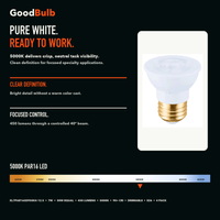 PAR16 5000K Daylight LED PAR bulb, PAR16, 5000K Daylight, 90+ CRI, halogen replacement flood/spot