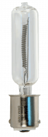 250W T4 JD Halogen Lamp – Clear Finish with Double Contact BA15D Base