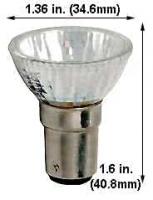FST / DC / CG 20W 12V MR11 Projector Lamp – Clear Finish (BA15D Base)