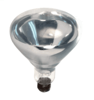 250W BR40 Clear Flood Heat Lamp – Shatter-Resistant SAFE-SHIELD Bulb for Industrial & Commercial Use