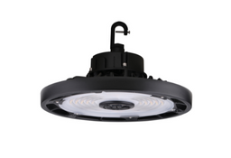 Hoverbay Round Highbay 150W Color Selectable 4000K or 5000K Black Housing Universal Voltage 120 277V