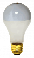 60A99IFSB 130V – 60W A19 Silver Bowl Incandescent Lamp, E26 Medium Base, 4,000 Hours, Decorative Filament, Clear Silver Bowl Finish