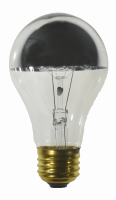 60W A19 Silver Bowl Bulb - E26 • 130V • 4000 Hrs