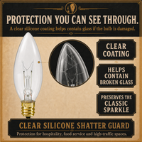 The E12 Chandelier incandescent light bulb, 60W B11 E12, 100 CRI, dimmable