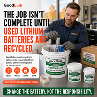 Primary Lithium Kit 3.5-Gallon prepaid mail-back recycling kit, primary lithium · non-rechargeable · un-rated, certificate of recycling