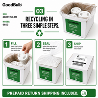 Smoke Detector Kit Consumer prepaid mail-back recycling kit, ionization · americium-241, certificate of recycling