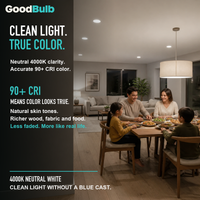 GoodBulb Cool White 4000K A19 LED bulb, made in USA, Fargo North Dakota