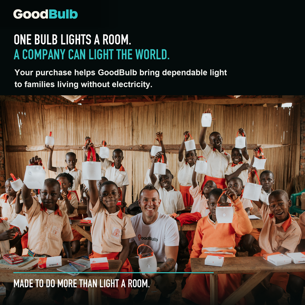 GoodBulb Cool White 4000K A19 LED bulb, made in USA, Fargo North Dakota