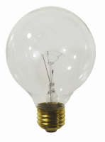 25G25CL – 25W G25 Clear Globe Incandescent Light Bulb