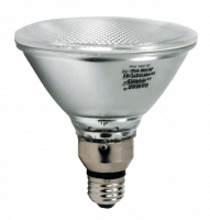 90W PAR38 130V Flood Lamp – Clear, 2700K, Shatter-Resistant, E26 Skirted Base
