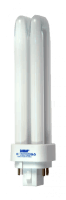 18-Watt Double Twin-Tube Compact Fluorescent Lamp – G24Q-2 Base, 3500K Neutral White, High CRI 82, 4-Pin