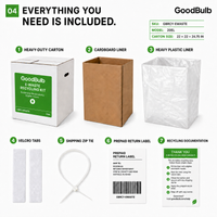 Electronic Waste Kit 2-Foot Jumbo prepaid mail-back recycling kit, computers · phones · circuit boards, certificate of recycling