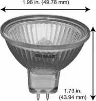 BAB 20W Frosted MR16 Halogen Lamp – Ideal for Display & Accent Lighting