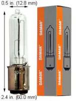 150W JD Halogen Lamp – Clear Finish, BA15D Double Contact Bayonet Base