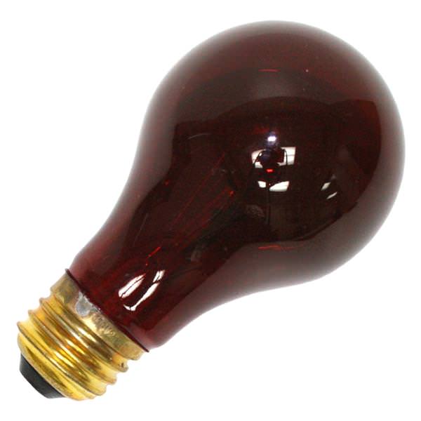 A19RED25T 25-Watt Transparent Red A19 Incandescent Light Bulb – E26 Medium Base – Vibrant Red Decorative Lamp