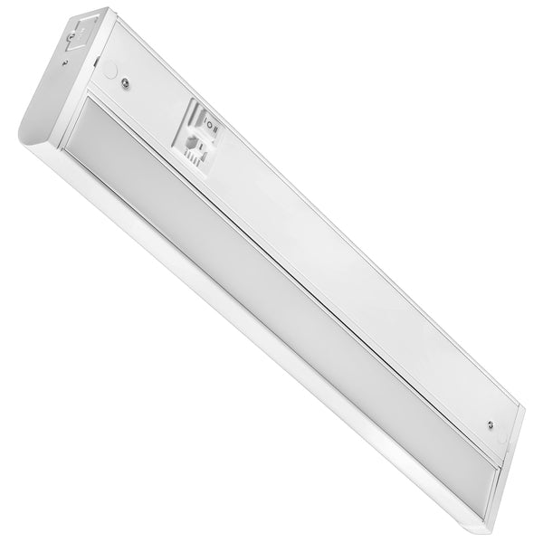 GoodBulb PLT-20264 16-Inch Color Selectable LED Under Cabinet Light Fixture – 11.5 Watt, 650 Lumens, 90 CRI, Rotatable Lens, 2700K–5000K, Dimmable, Hardwired, 120V