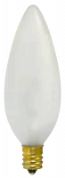 60 Watt B10 Candelabra Bulb with Safe-Shield Coating
