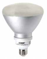 EL23-25W/R40/FL/6500K – 23-Watt R40 CFL Reflector Lamp, 1150 Lumens, 6500K Daylight, E26 Medium Base, 82 CRI, 10,000 Hours, Dimmable
