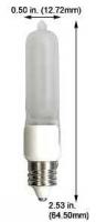 500QMC Quartz Halogen Lamp – 500W, Outside Frost, 120V (EYX)