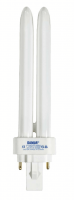 F18DTT/830/G24D-2 ECO 18-Watt 3000K Double Twin Tube CFL – 2-Pin G24D-2 Base