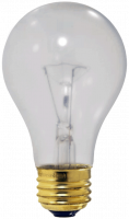 75W A19 Clear Light Bulb – Shatter-Resistant Silicone Coated | 130V | E26 Base | 4000 Hr Life | 120-Pack