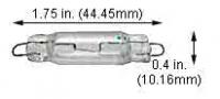 XRL-2405-3K Xenon Rigid Loop Bulb – 24V 5W T3 1/4, Clear Finish
