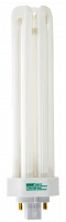 57W Triple Twin Tube CFL Light Bulb – GX24Q-5 Base, 3500K Neutral White, 4-Pin, 12,000 Hour Life
