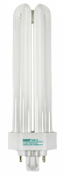 42W Compact Fluorescent Lamp GX24Q4 Base 6500K Daylight Triple Tube