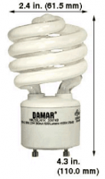 HM23SL / 41K GU24 – 23W Mini Spiral CFL Bulb