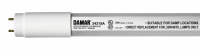 LED T8 Tube – 4FT, 18W, 3500K Bright White, G13 Bi-Pin, Hybrid A+B, Safe Shield