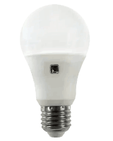 LED A19 Dusk-to-Dawn Bulb, 9W, 810 Lumens, 3000K, E26 Base – Automatic On/Off Sensor