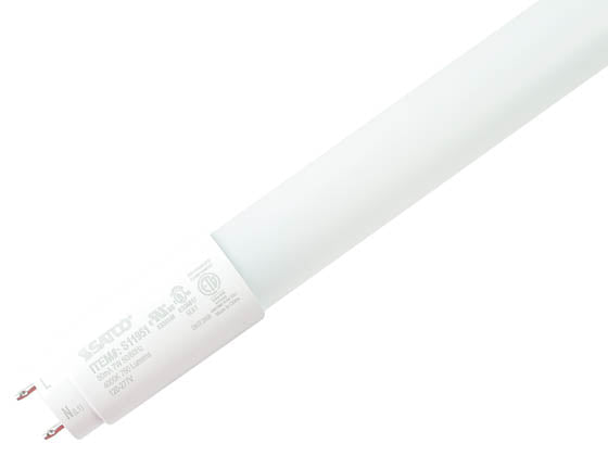 7 Watt 18" T8 LED Lamp, Ballast Bypass, 4000K