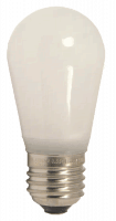 S14 LED Bulb, Warm White, E26 Base, 0.55–0.96W, Dimmable, Indoor/Outdoor Rated