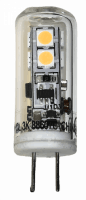 2W G4 LED JC Bulb, 3000K Warm White, 160 Lumens, Clear Finish, Non-Dimmable