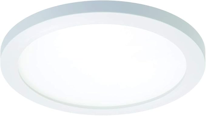 HALO SMD6R6930WH SMD 3000K Integrated LED Round Surface Mount/Recessed Round Trim, 5" & 6", White