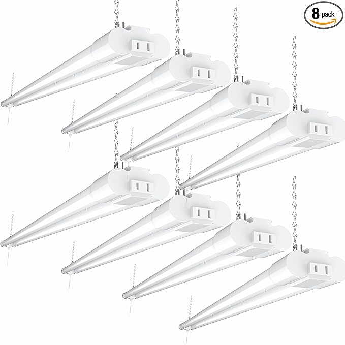 LED Shop Light 4ft Utility Frosted Plug & Play 4100 Lumens