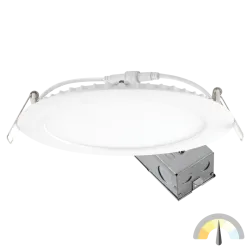 6" LED Downlight Retrofit – 15W – 1100 Lumens – CCT Selectable (2700K–5000K) – Hardwired – Wet Rated – 120V – 50,000 Hours – 5-Year Warranty