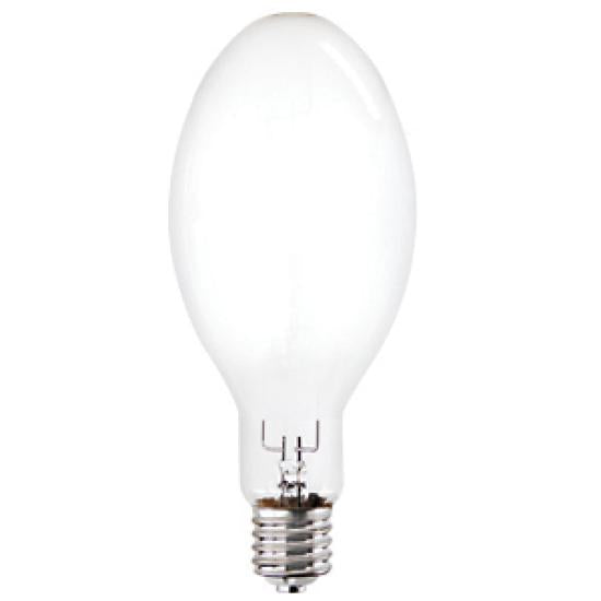 400-Watt MV400/DX/33/ED37 Deluxe White Mercury Vapor HID Lamp — E39 Mogul Base, 3300K Color Temperature, Non-Dimmable — 24,000 Hour Life