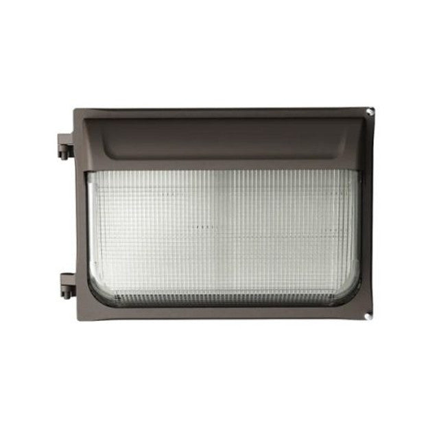 FI G5 SERIES - LED Tunable Invisible Wall Pack 60W Max (3-WATT + 3-CCT) Dark Bronze Prismatic Glass Lens