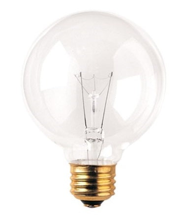 40 Watt Incadescnet Globe G25 Medium Base Clear Finish hali2905