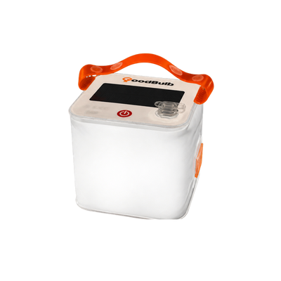 Inflatable Solar Camping Lantern, USB Charger, IP66
