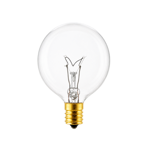 Wax Warmer Bulb, 25W G16.5 E12, Dimmable Heat Bulb
