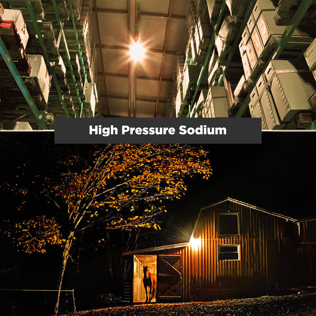 100-Watt High Pressure Sodium HID Light Bulb - E26 Medium Base - Clear - 2000K Warm Yellow Light - 9500 Lumens - 24,000 Hours