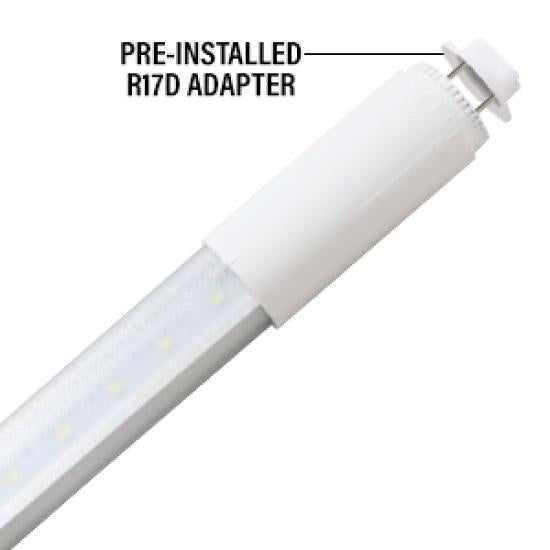 LED SIGN 48IN 18W T8/65K/CL/2500LM/HO 120–277V – SUPERIOR LIFE® High Output 48" T8 LED Sign Tube – 6500K Daylight – 2500 Lumens – RDC (R17D) Base – 50,000 Hour Life – 120–277 Volt – Clear Finish