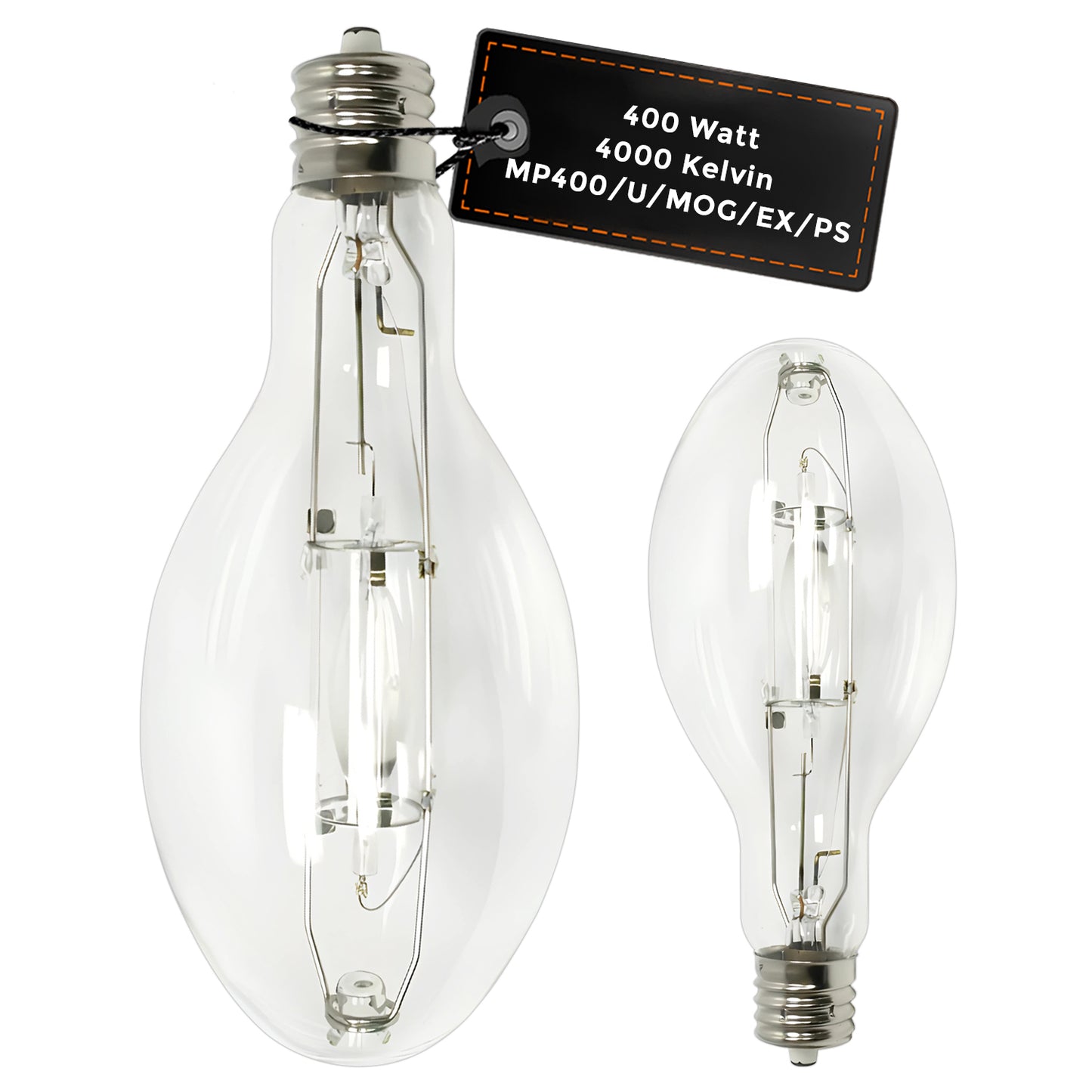 MP400/U/MOG/EX/PS 400-watt metal halide lamp with mogul base and enclosed-rated design for high-intensity commercial lighting